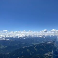 Flugwegposition um 11:32:01: Aufgenommen in der Nähe von Gemeinde Filzmoos, 5532, Österreich in 2863 Meter